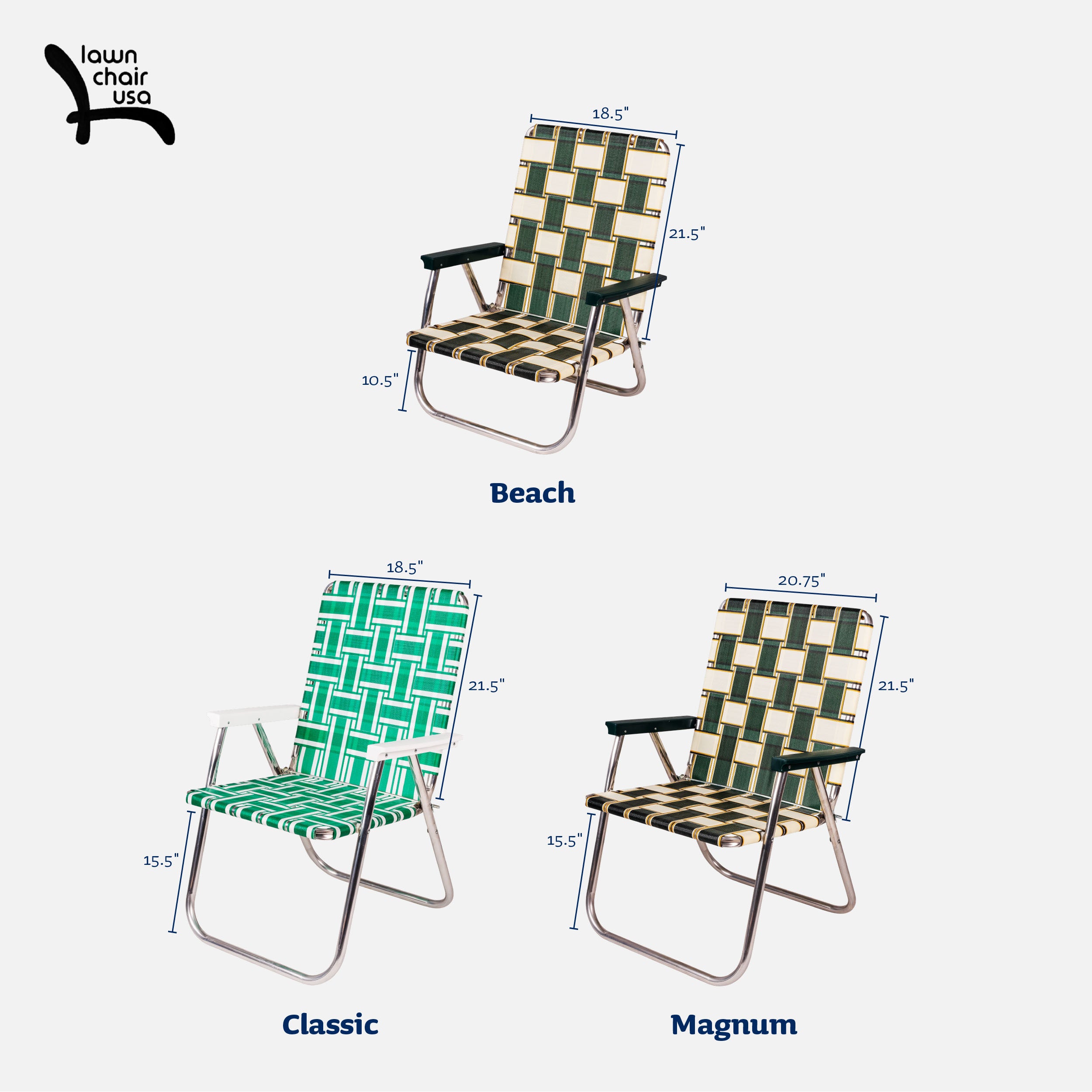 Canvas discount lawn chairs